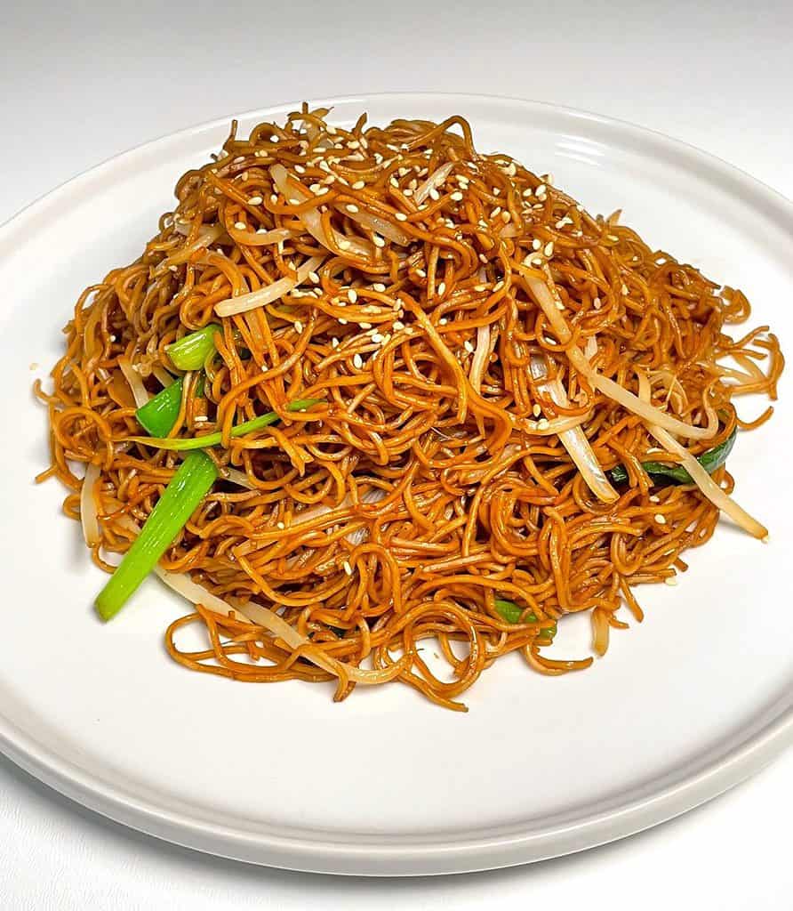 soy sauce pan fried noodles