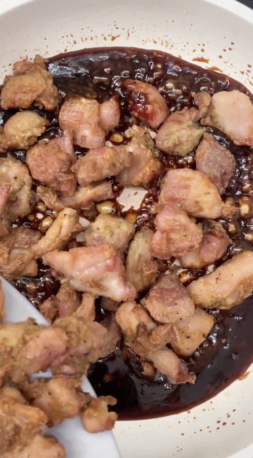 add in the chicken