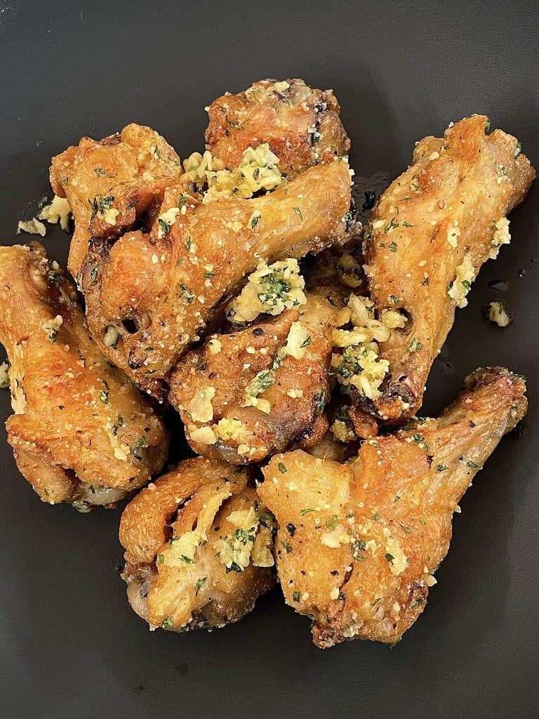 easy garlic parmesan wings