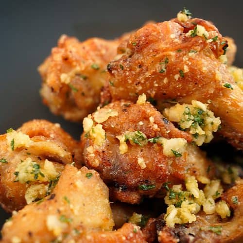 garlic parmesan chicken wings