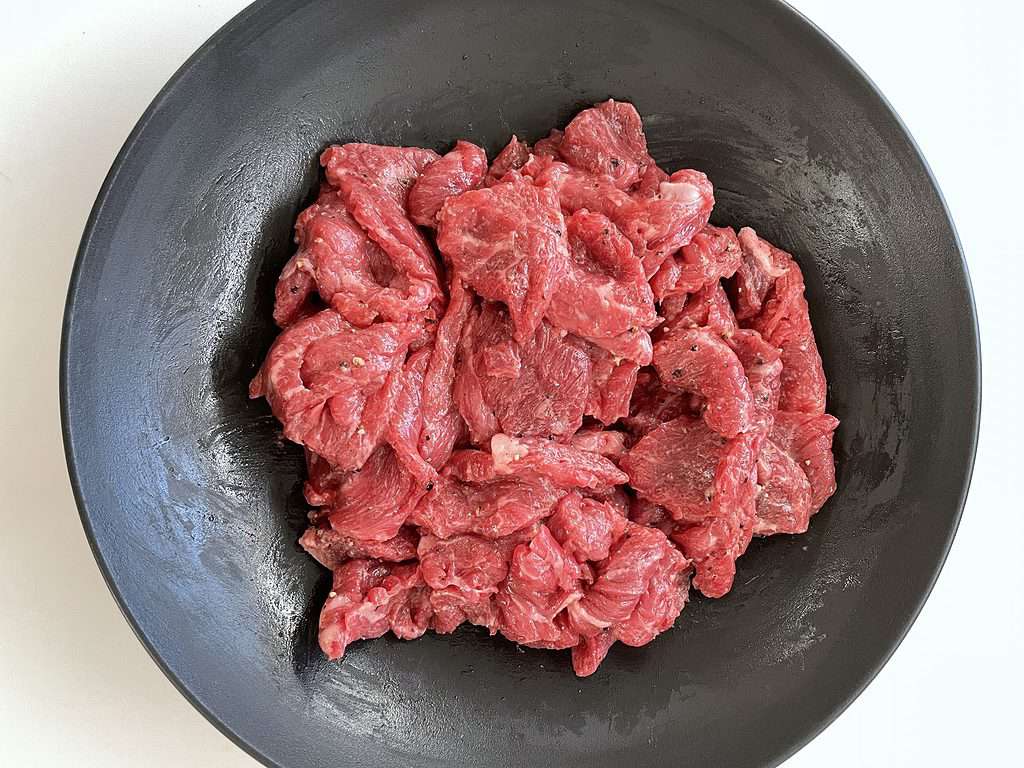 marinated beef