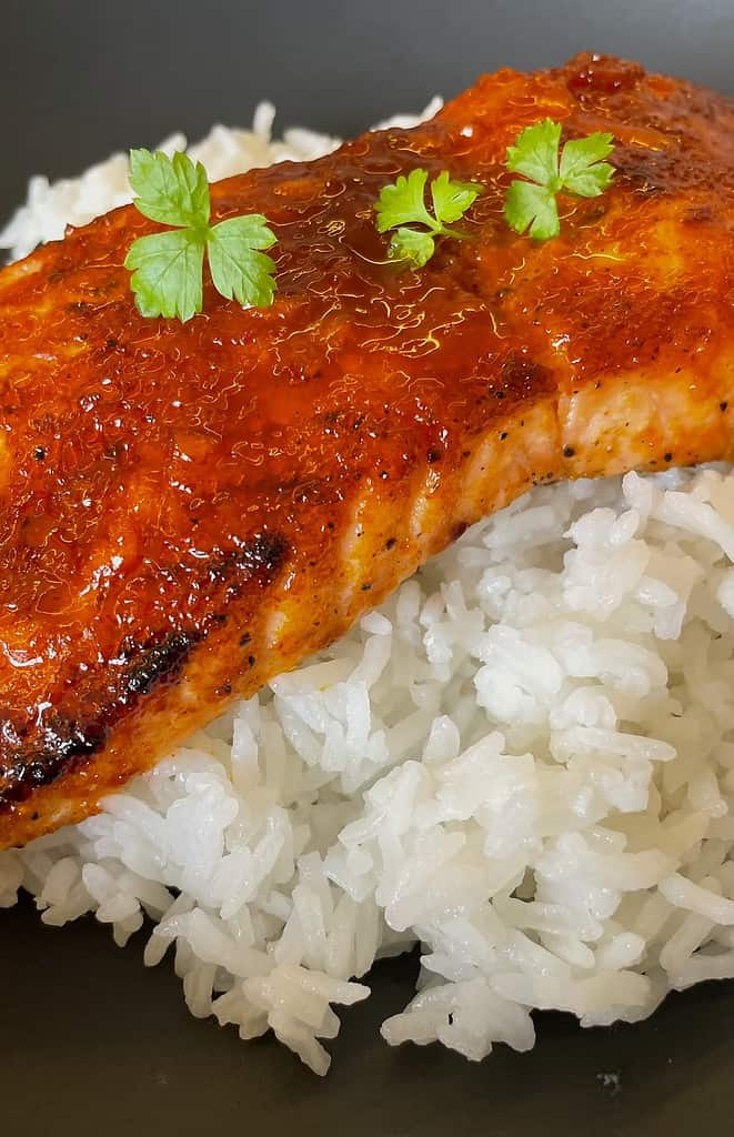 Gochujang baked salmon