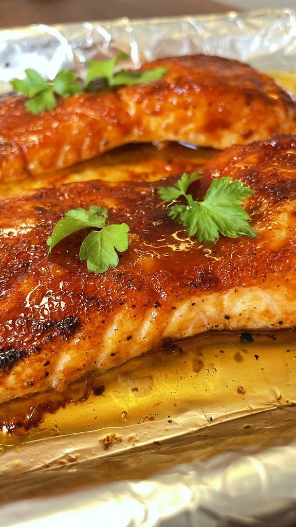 Gochujang baked salmon