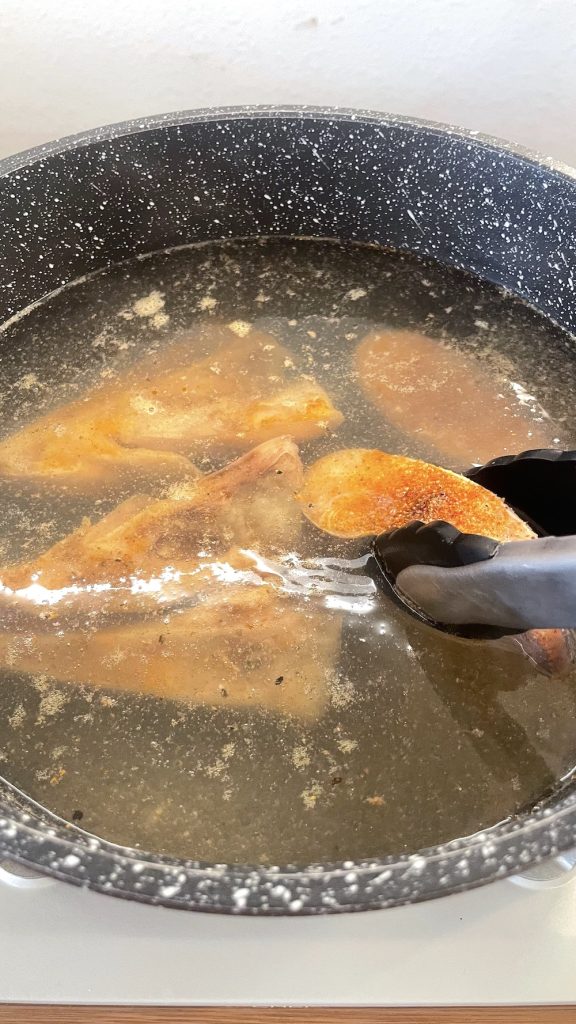 Boil the fish