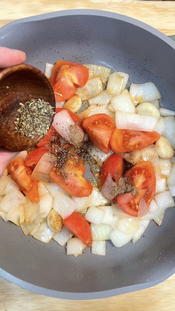 Add oregano