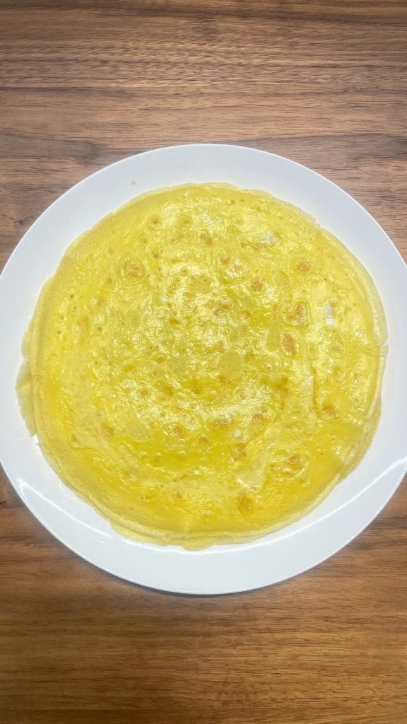 Eggs crepes