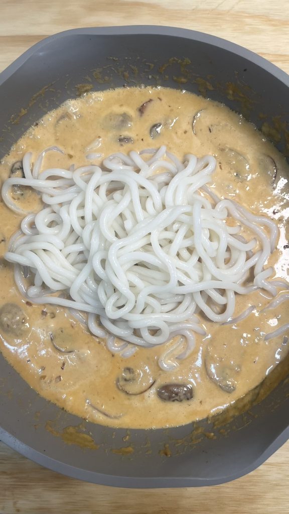 Add noodles
