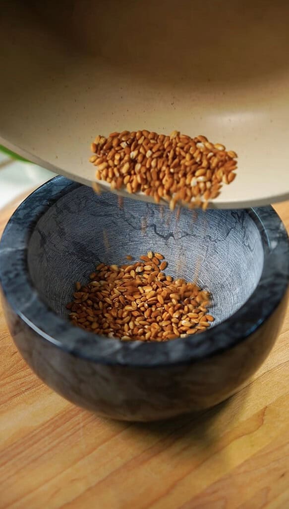 Ground Roasted Rice