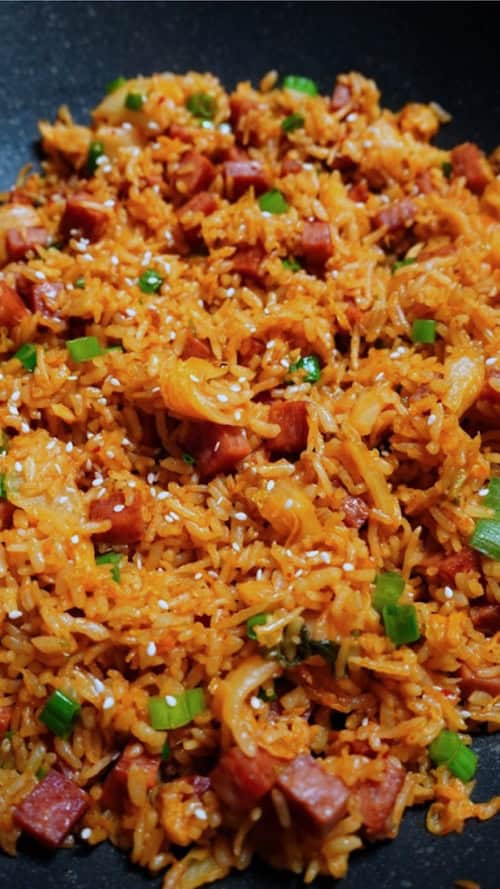 Kimchi Spam Fried Rice