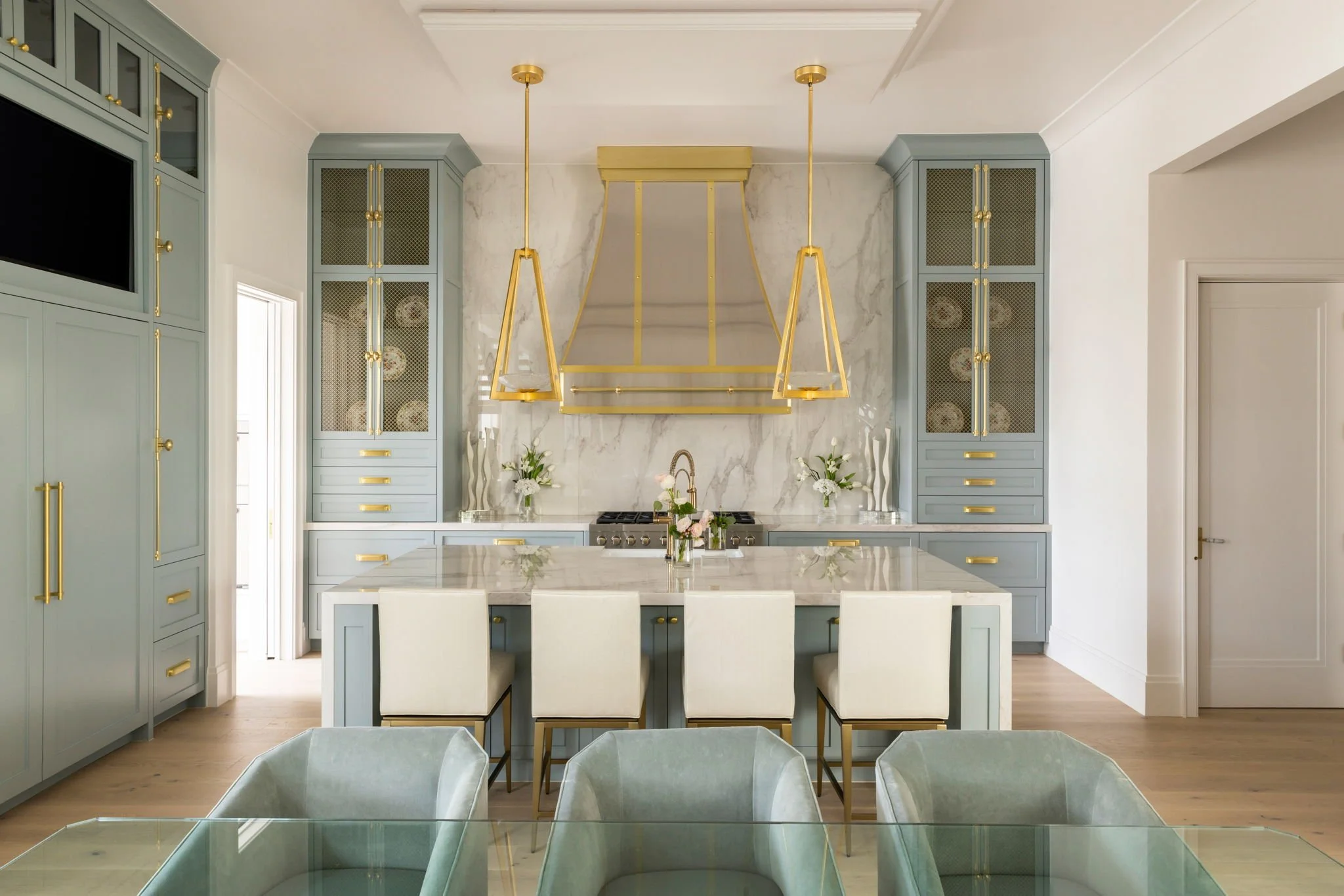 Interior details of a Carillon Parc custom home