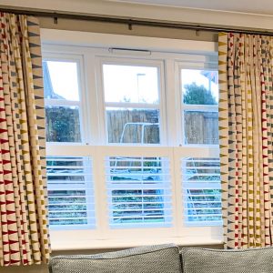 bedroom cafe shutters