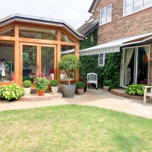 Motorised awning Winchester Blinds and Shutters