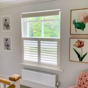 hallway cafe style shutters