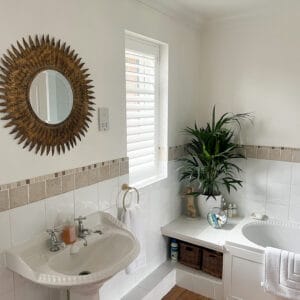 Bathroom full height shutters Romsey Hampshire