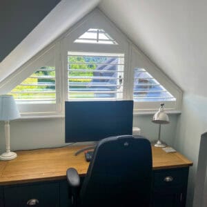 study shaped shutters petersfield Hampshire