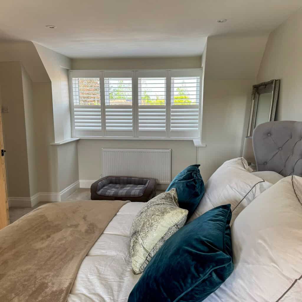 Bedroom Shutter and Shade installation in Ropley Hampshire