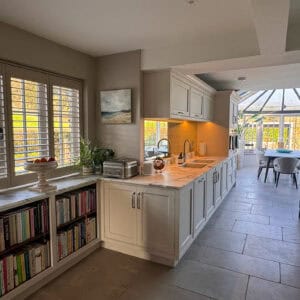 full height shutters in kitchen hampshire