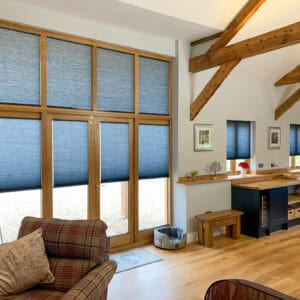 perfect fit cellular blinds to large window for privacy in bishops Sutton hampshire