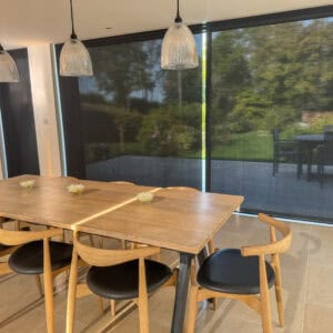 Blindspace motorised roller blinds for extensions in Hampshire