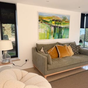 roller blinds in blindspace boxes to family home extension in hampshire