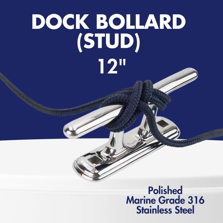 12in Dock Bollard Stud
