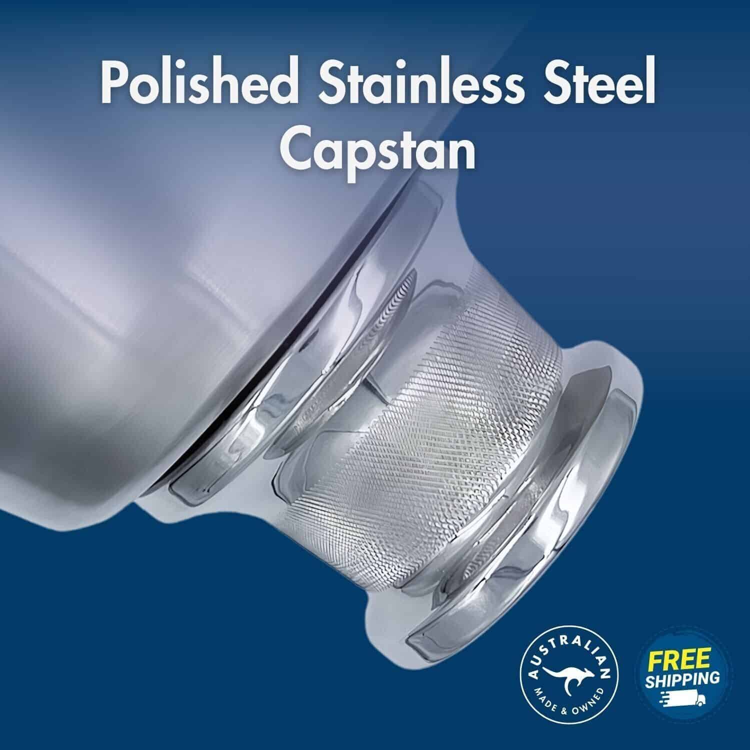 HR/HC650 Polished Stainless Steel Capstan