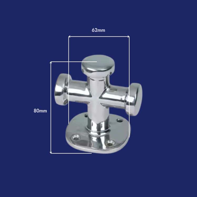 3in Single Cross Bollard