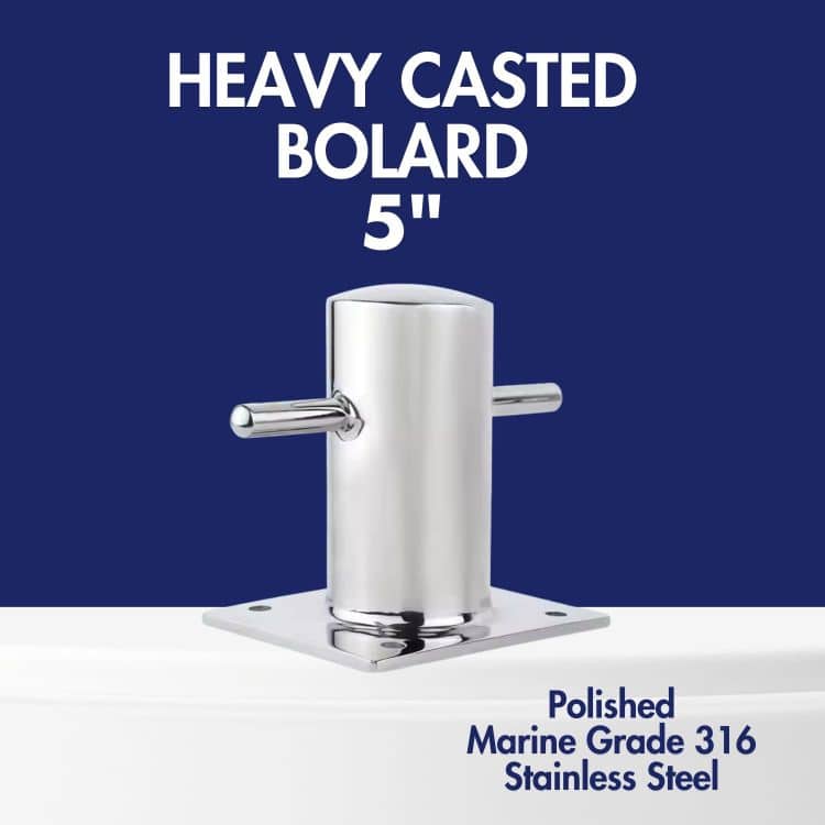 5in Heavy Casted Boat Bollard
