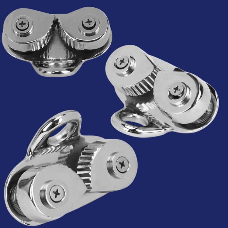 Clam Cleat with Cover 68mm