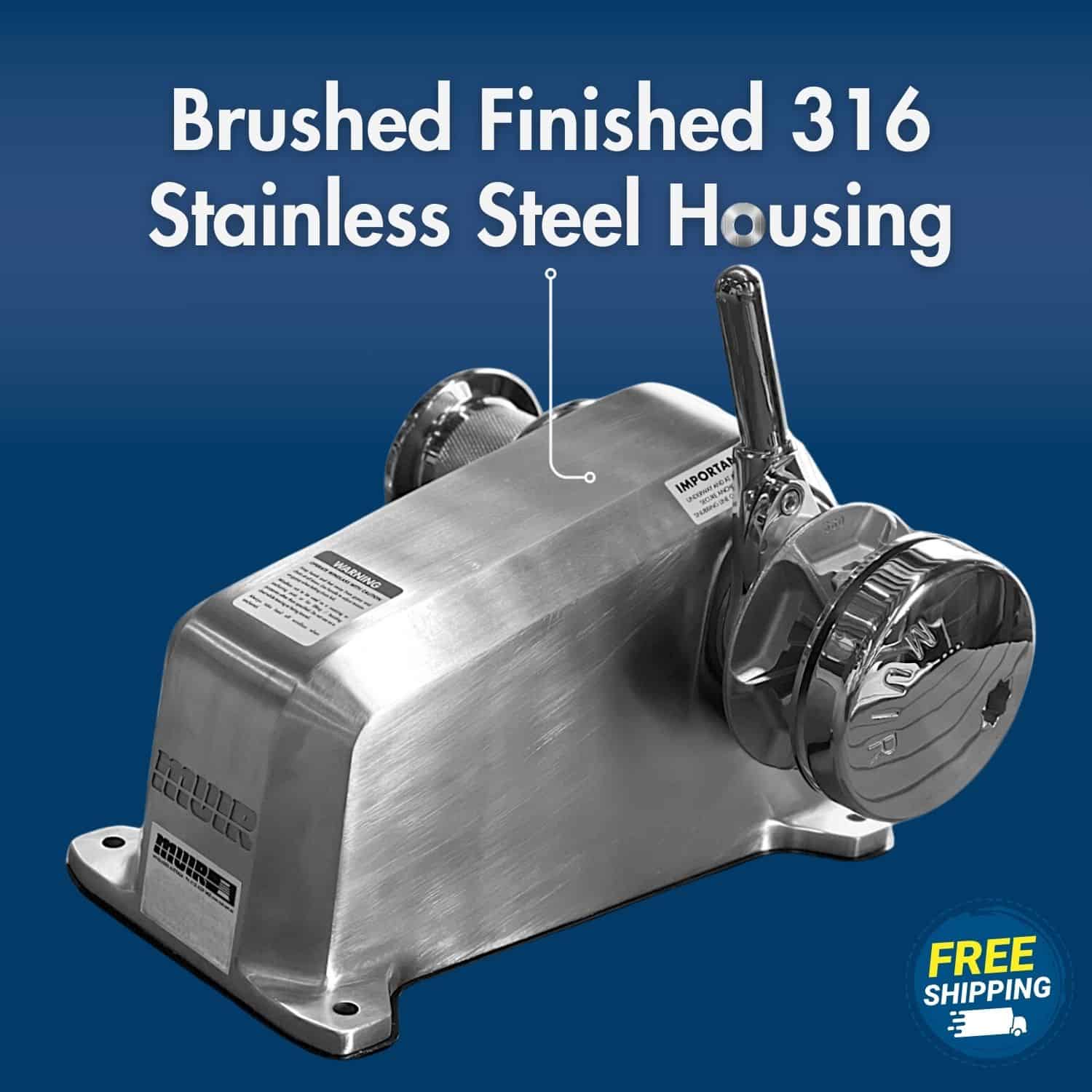 Stainless Steel Windlass Housing for Marine Anchors.