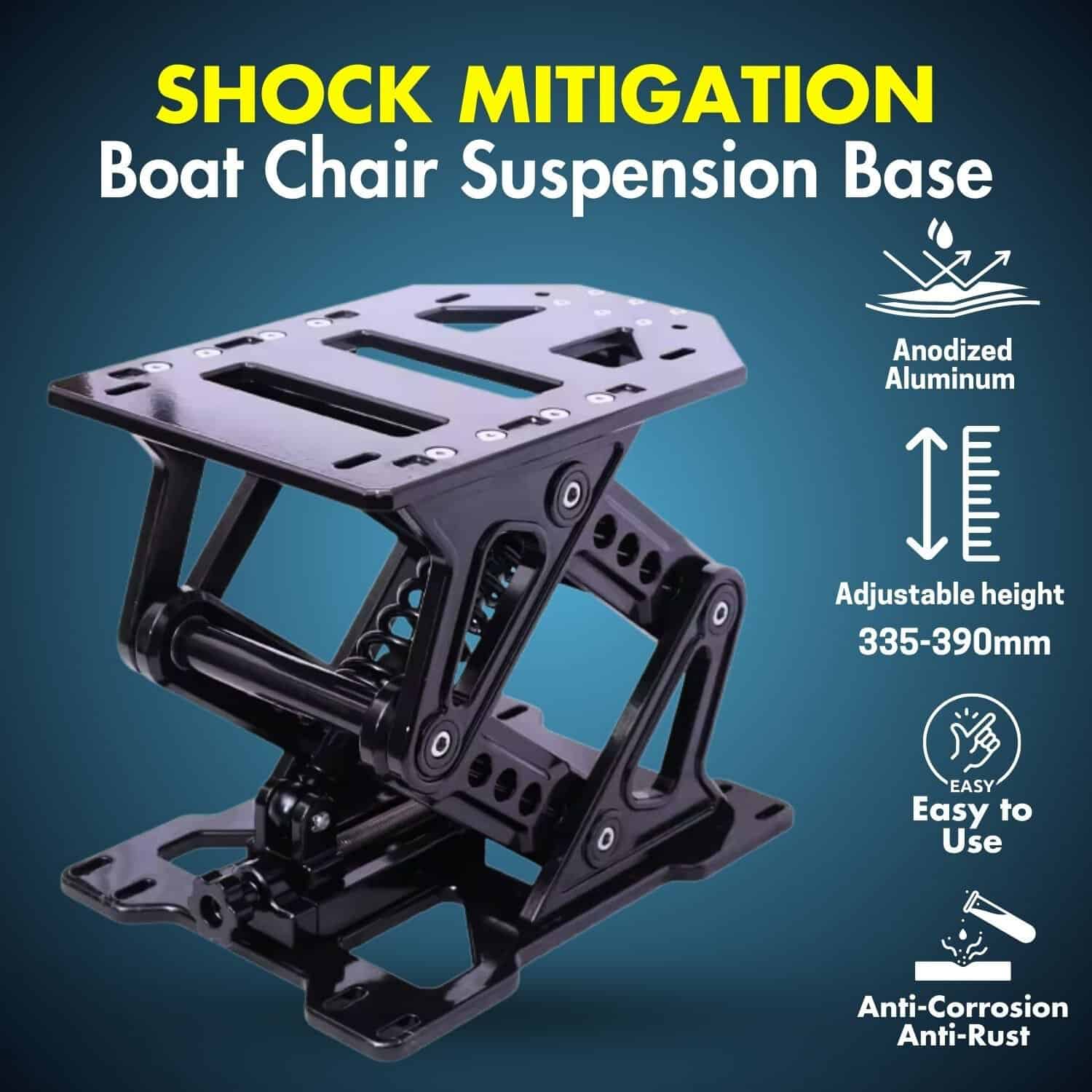335 - 390mm Black Shock