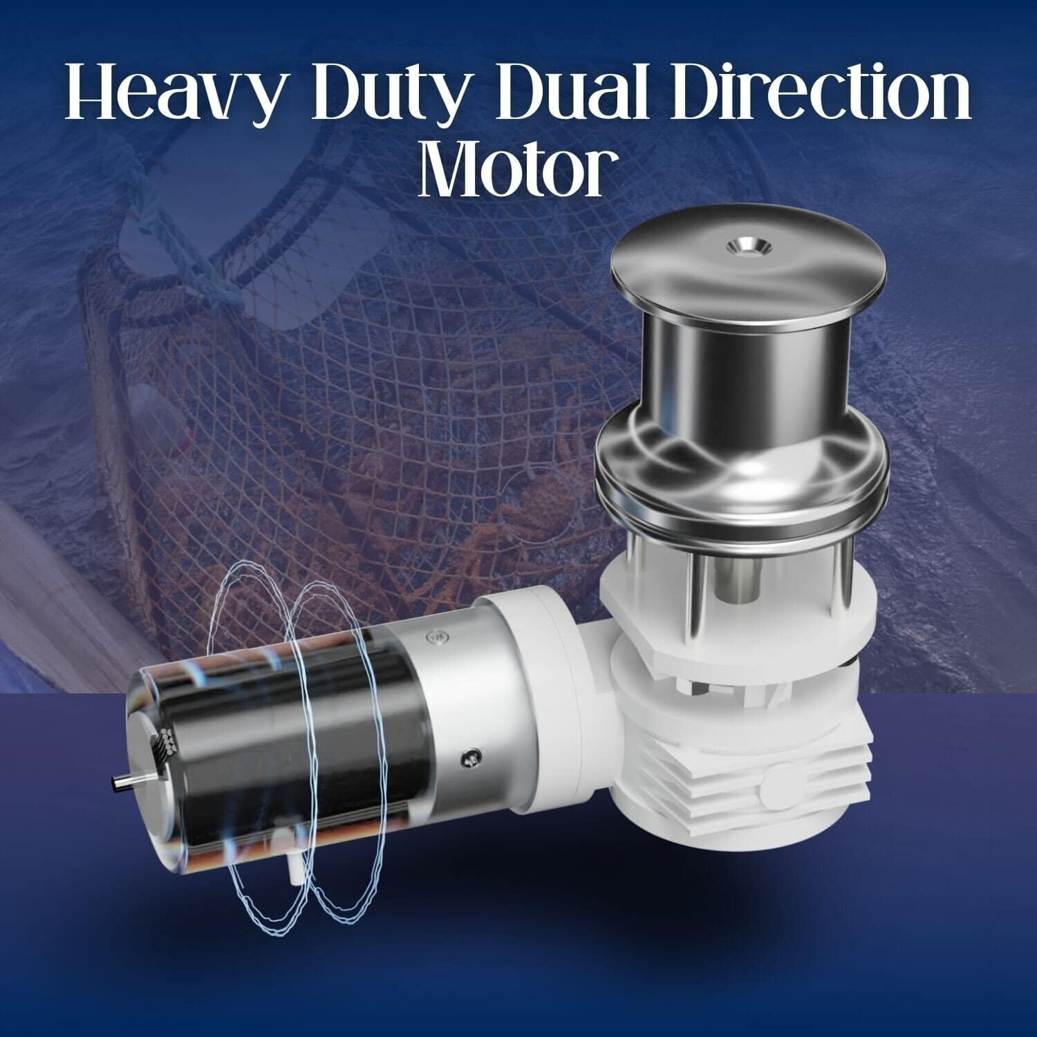 Heavy Duty Dual Direction Marine Windlass Motor for Anchors.