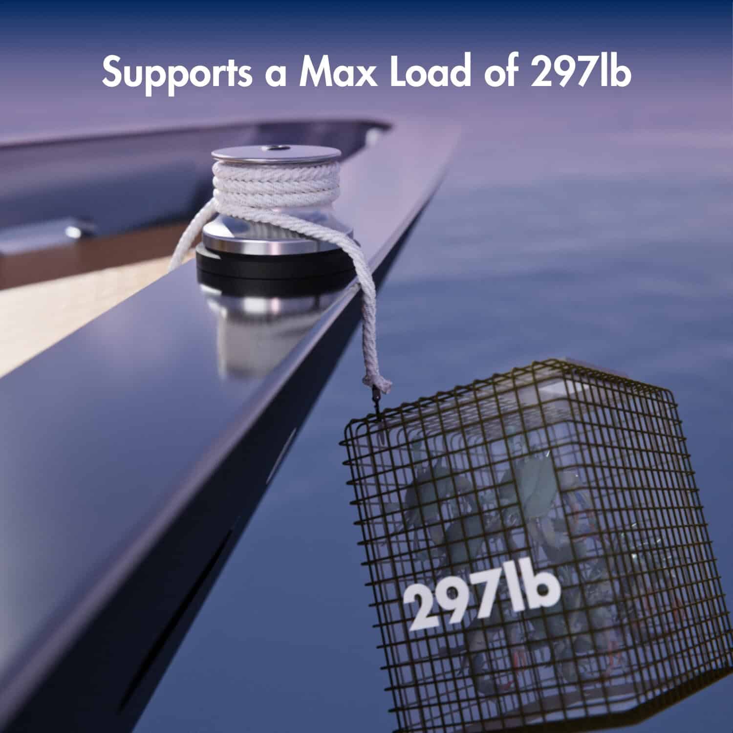 Inline Capstan for Marine Anchoring Systems.