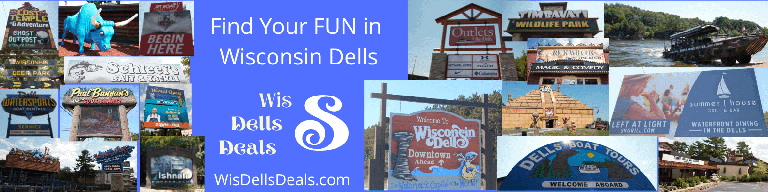 Festive Christmas event in Wisconsin with Santa and holiday displays.