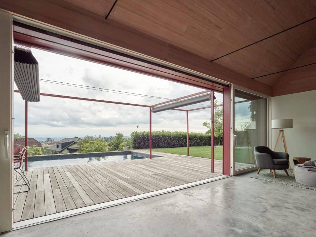 "Das rote Haus" mia2 und Wohnbeton, Fotos von Kurt Hörbst