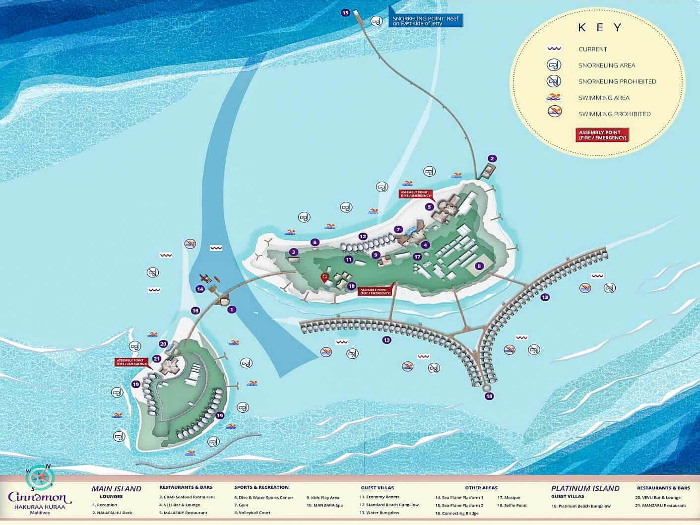 Cinnamon Hakuraa Huraa Maldives - Map