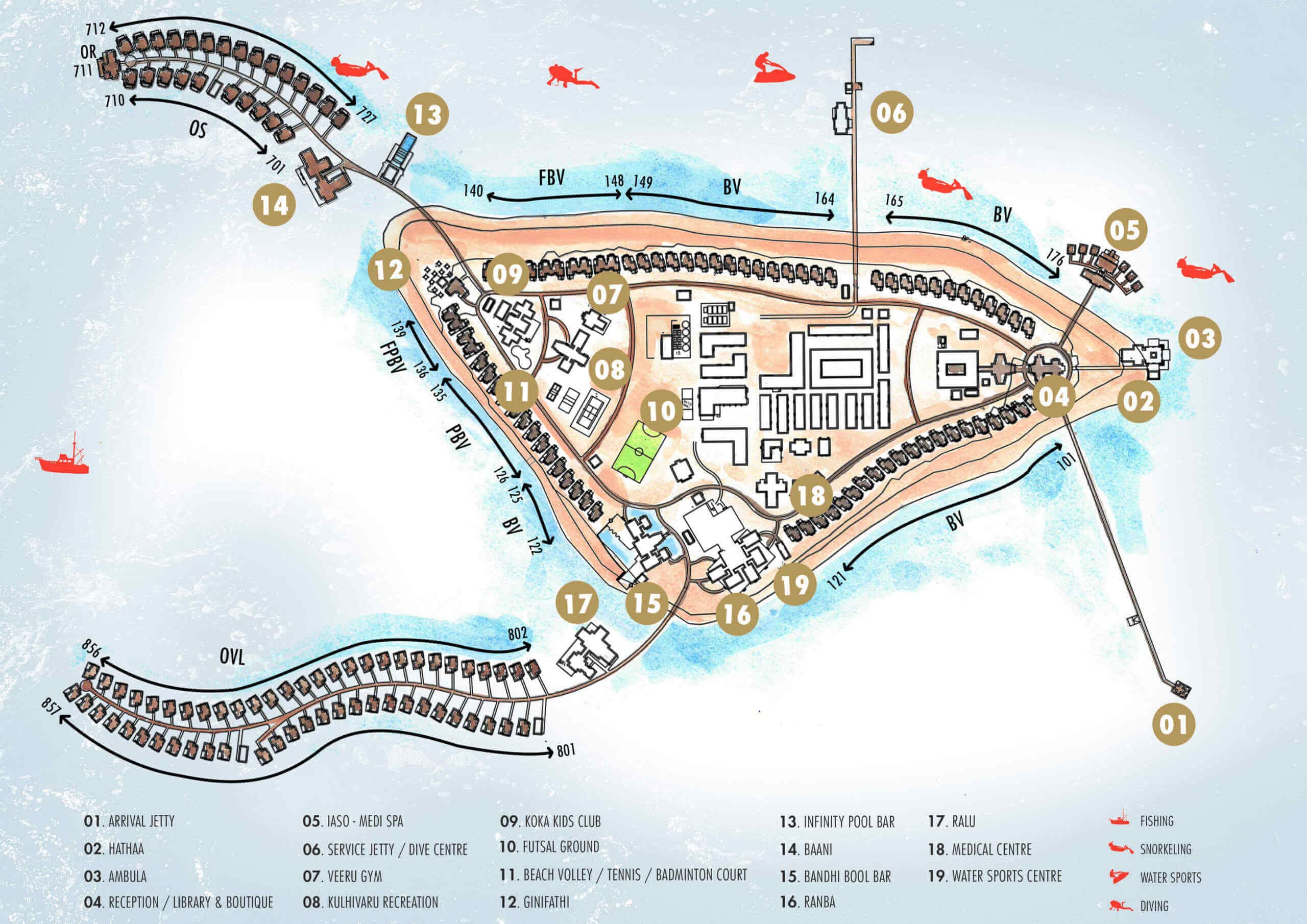 Heritance Aarah - Map