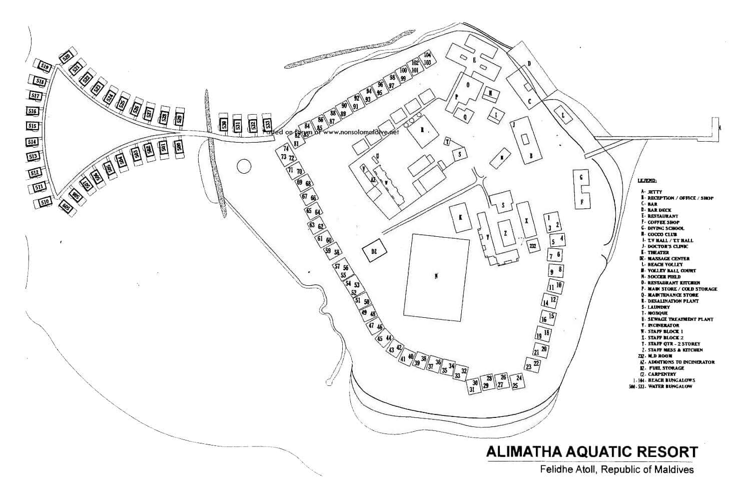 Nakai Alimatha Resort Map