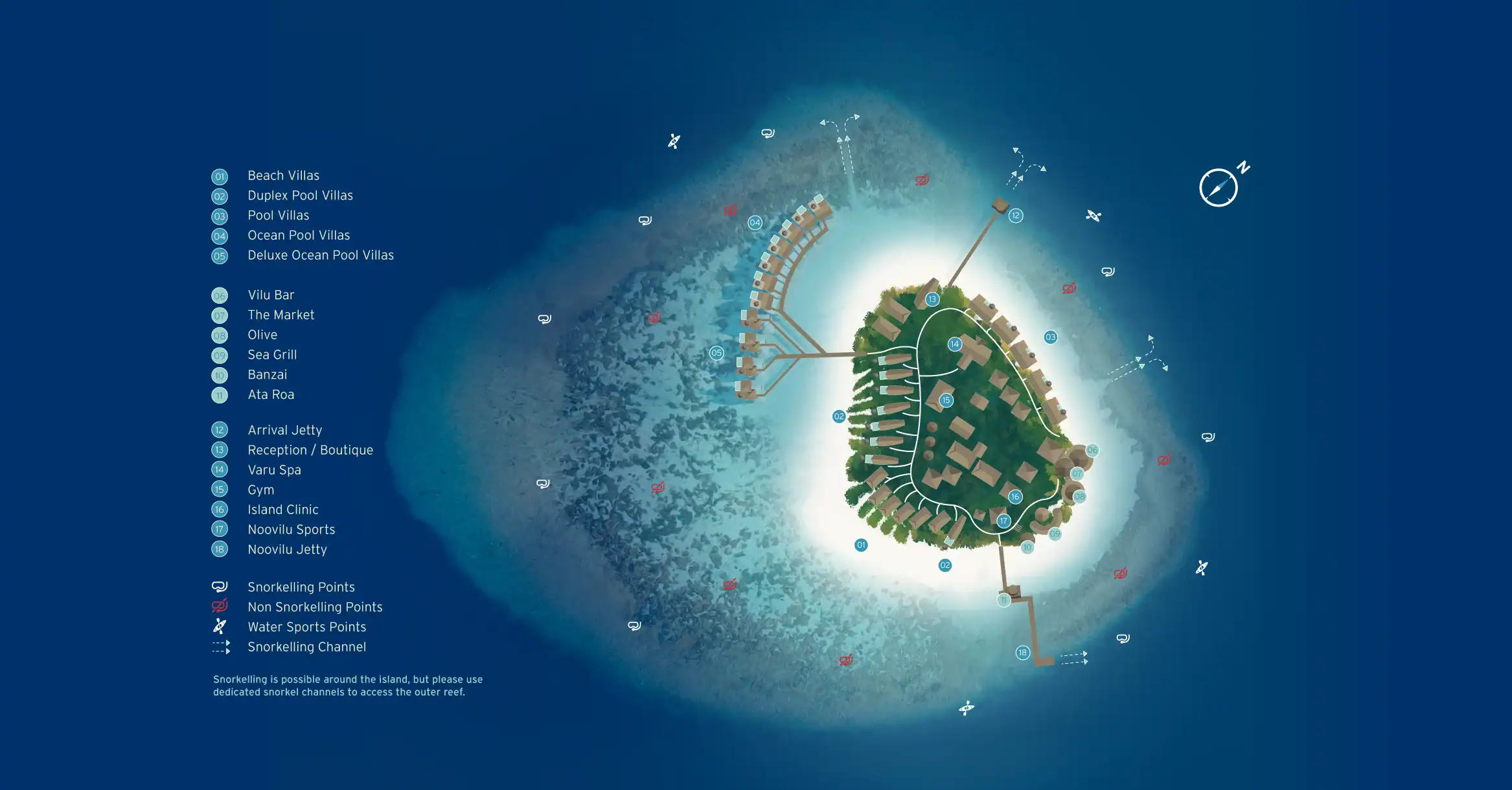 Kandolhu Island Maldives - Map