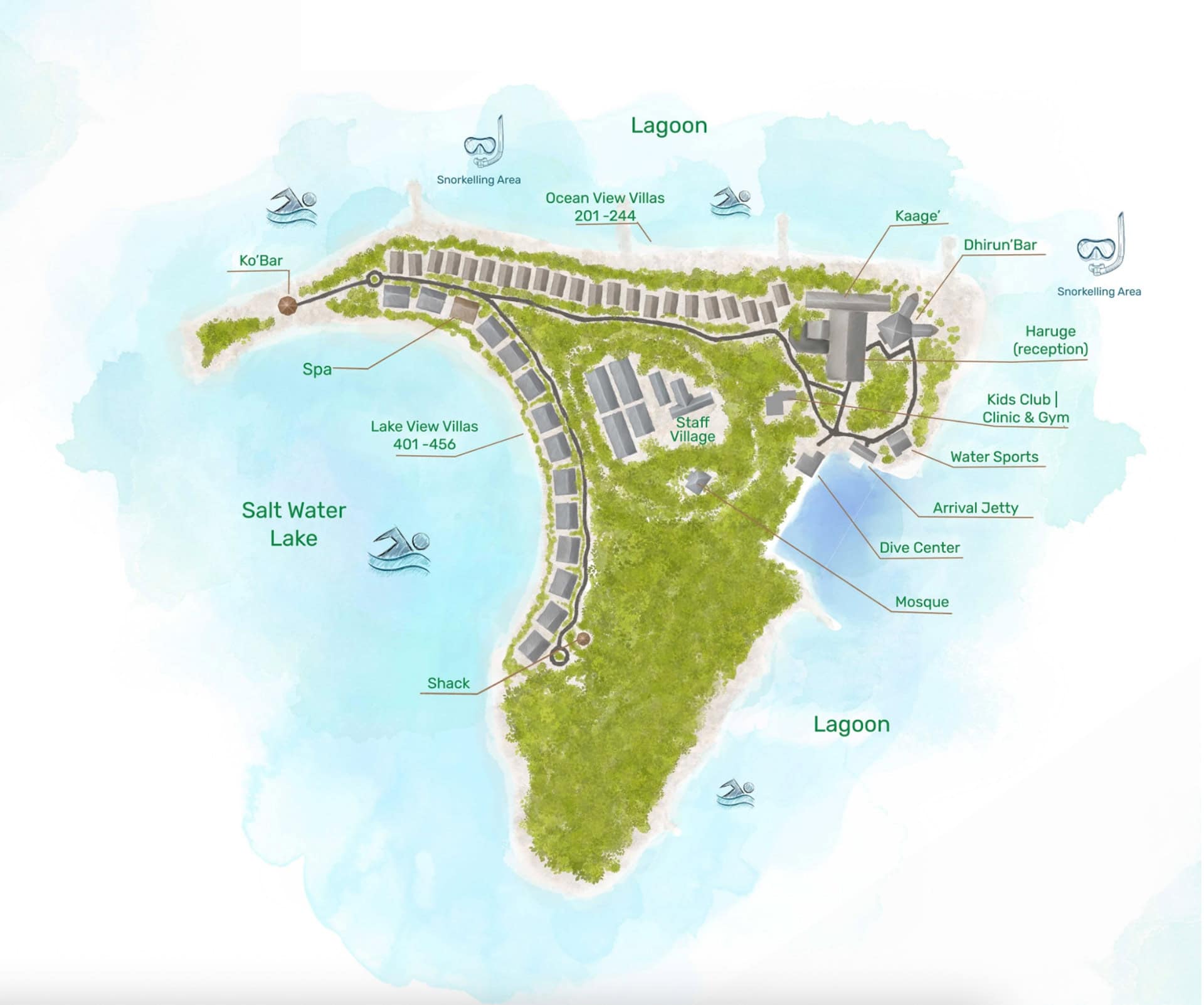 Rahaa Resort-Map