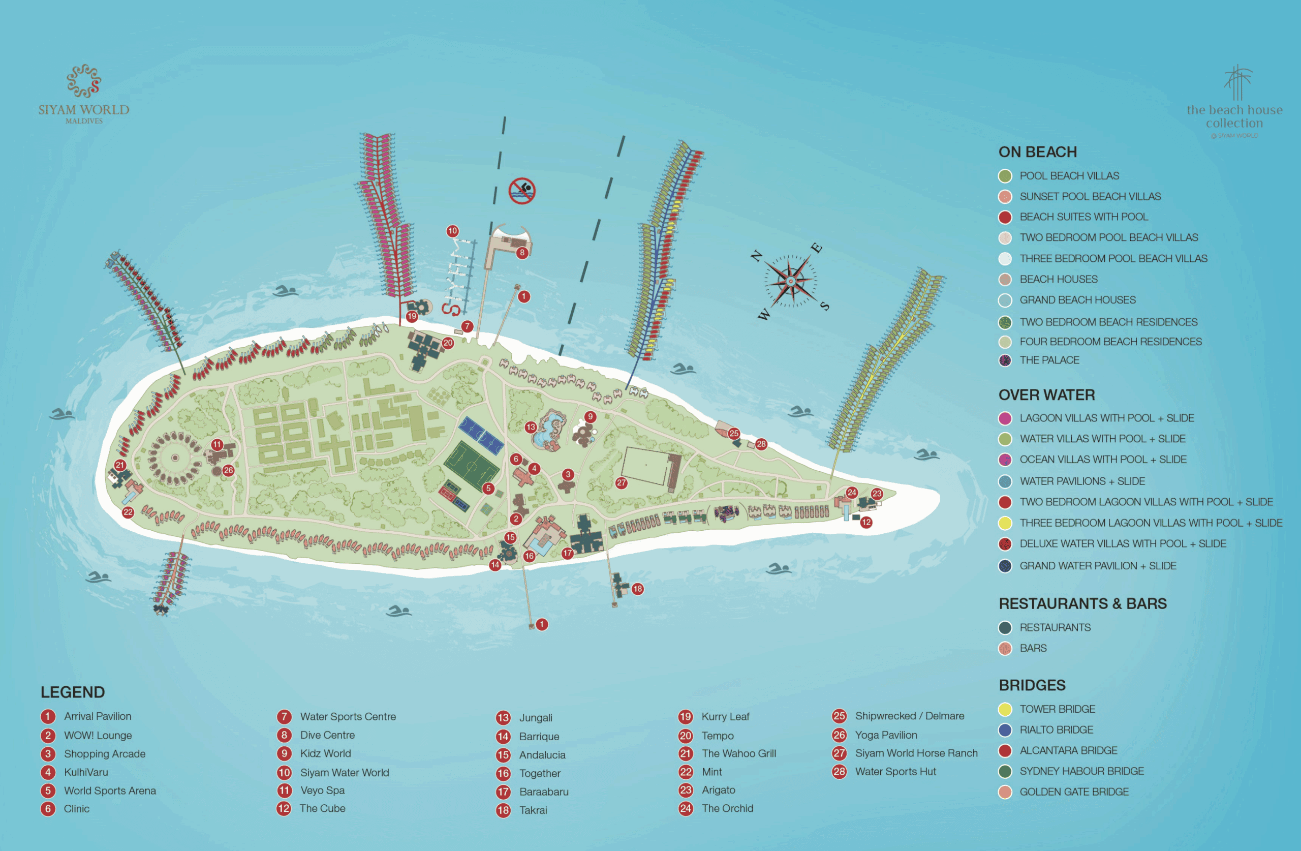 Siyam World Maldives - Map