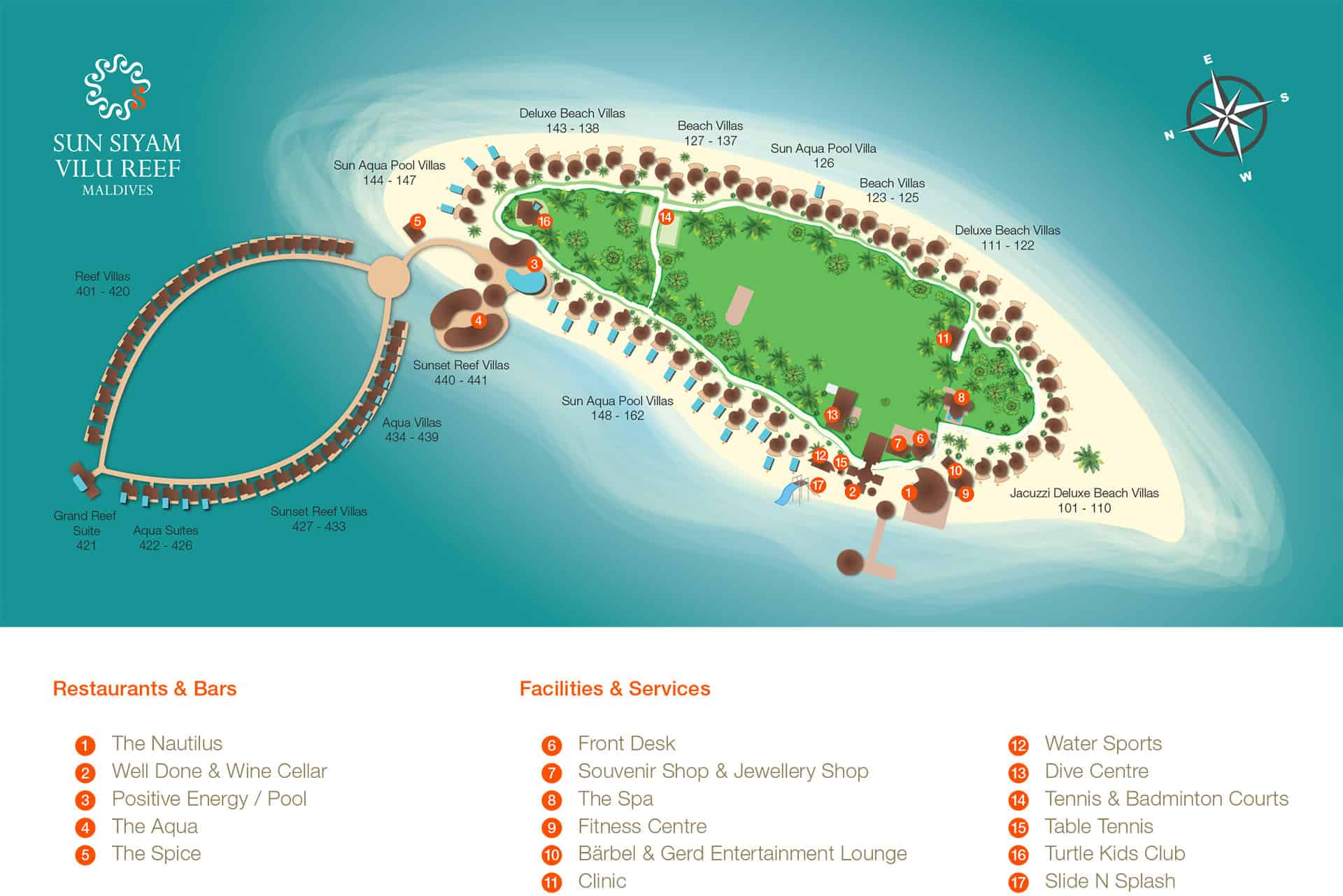 Sun Siyam Vilu Reef Maldives - map