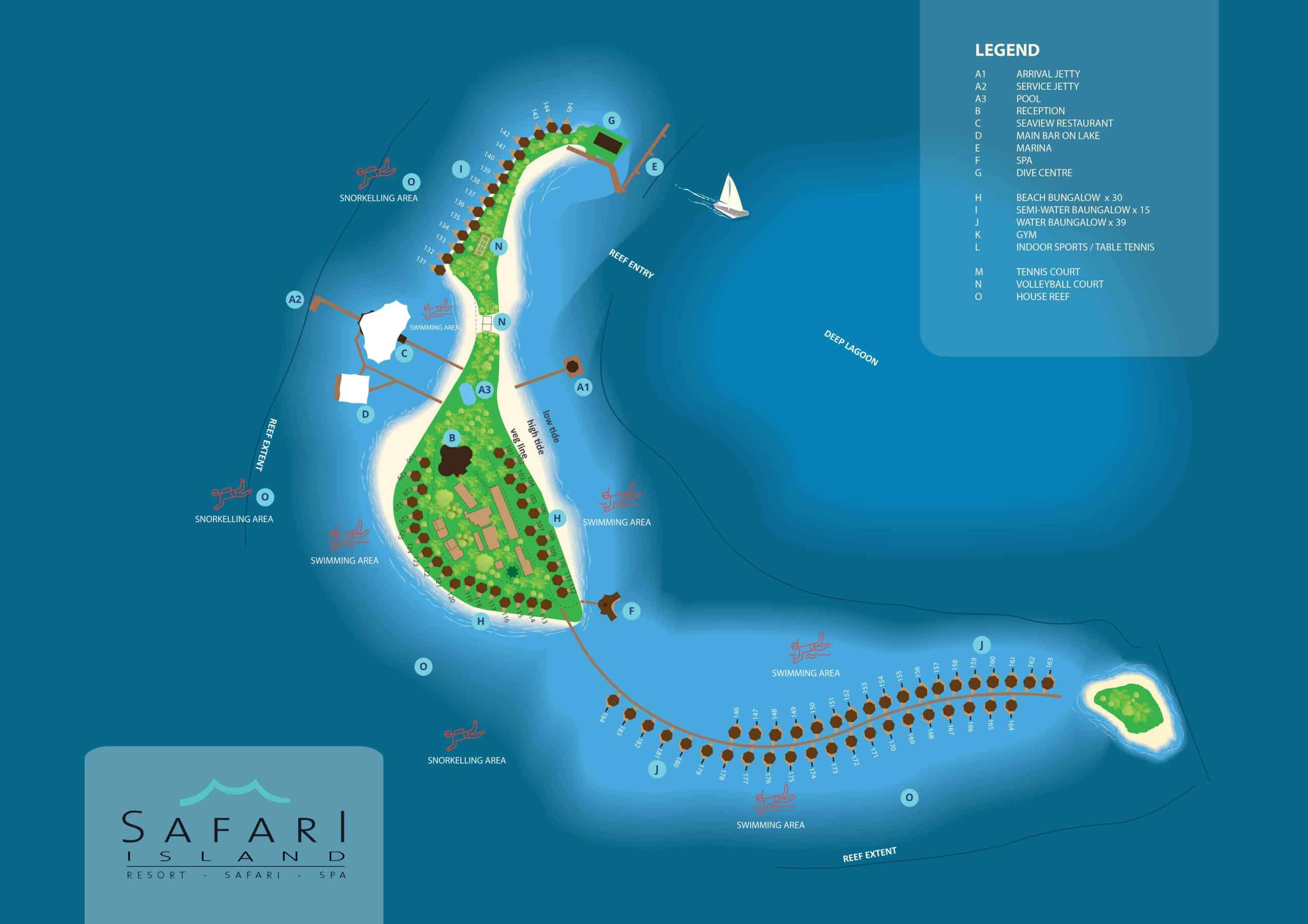Safari Island - Map