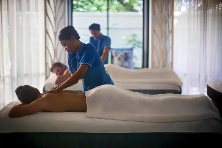 Anantara Veli Maldives Resort - couple Spa massage