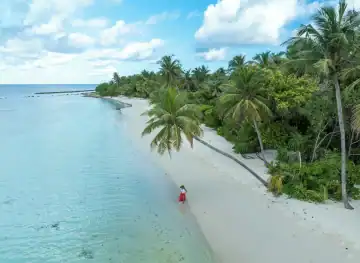 Private beach