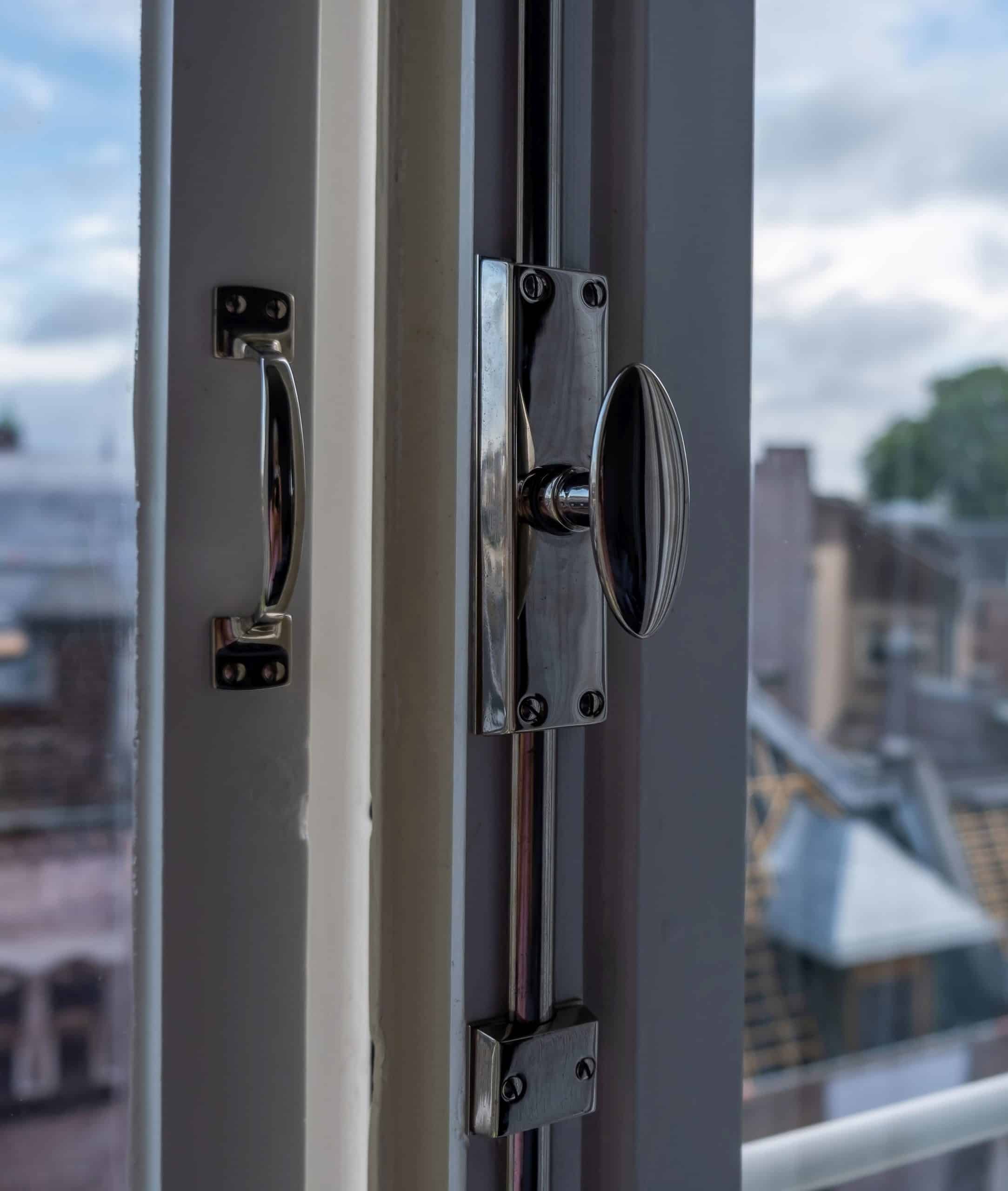 Secure window lock for listed building in conservation area.