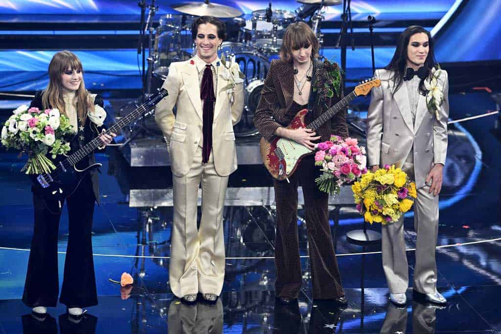 Maneskin coraline sanremo 2022