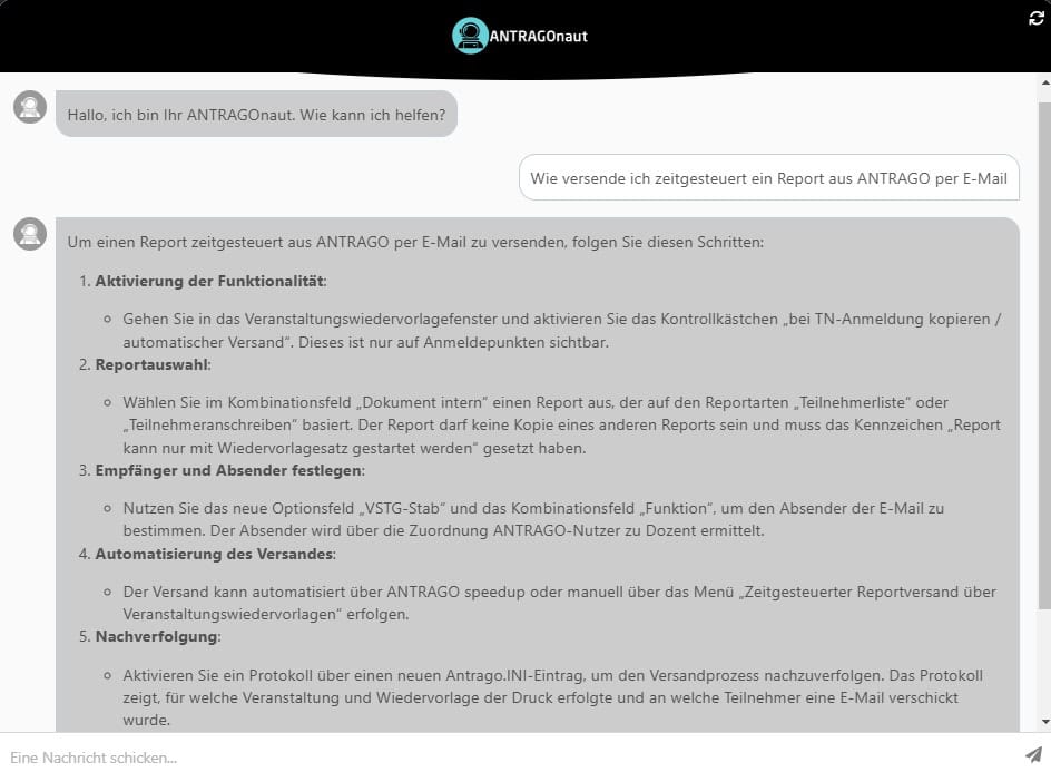 ANTRAGOnaut chat