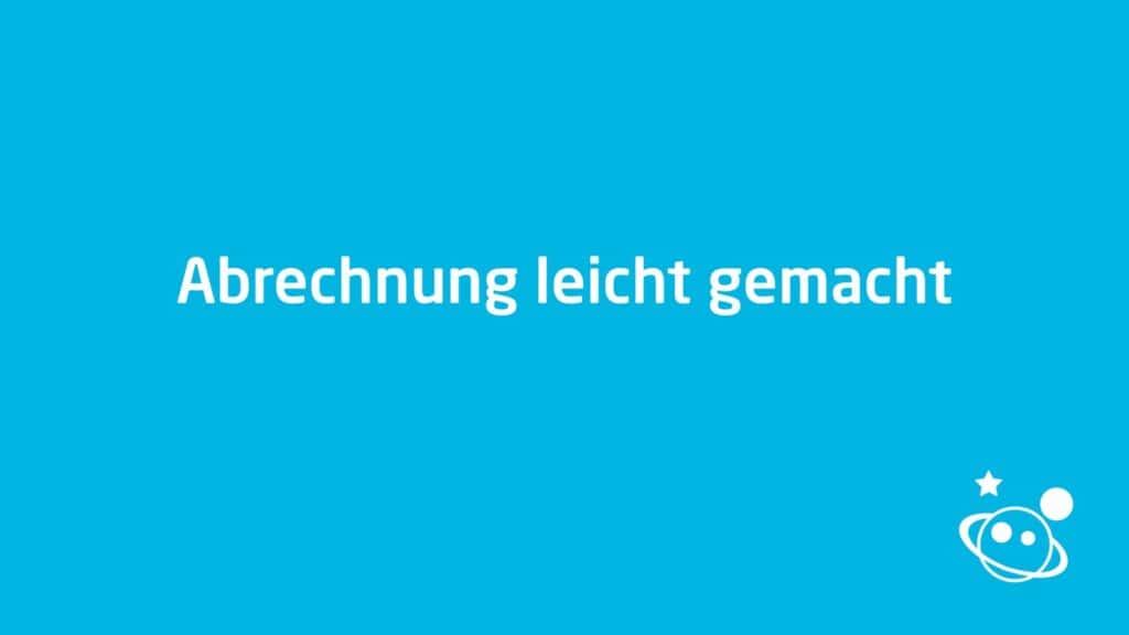 Abrechnung leicht gemacht
