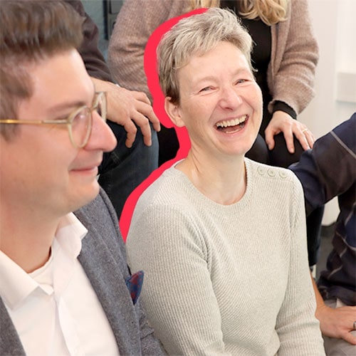 Arbeitswelt bei RR Software gemeinsam lachen